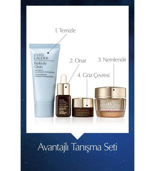 Estee Lauder Estee Favorileri 4 Ürünlü Cilt Bakım Tanışma Seti