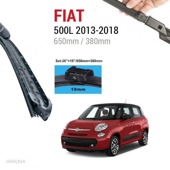 FİAT 500L SİLECEK TAKIMI  (2013-2018) - 1
