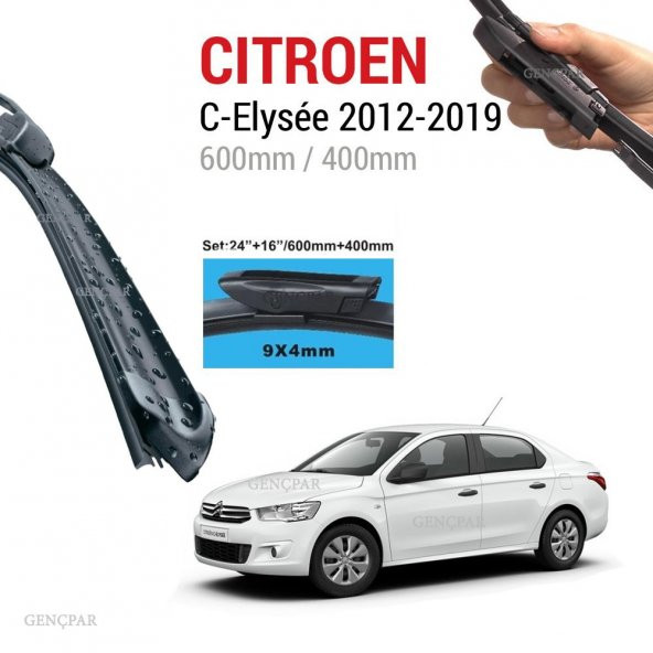 Citroen C-Elysee Silecek Takımı 2012-2019
