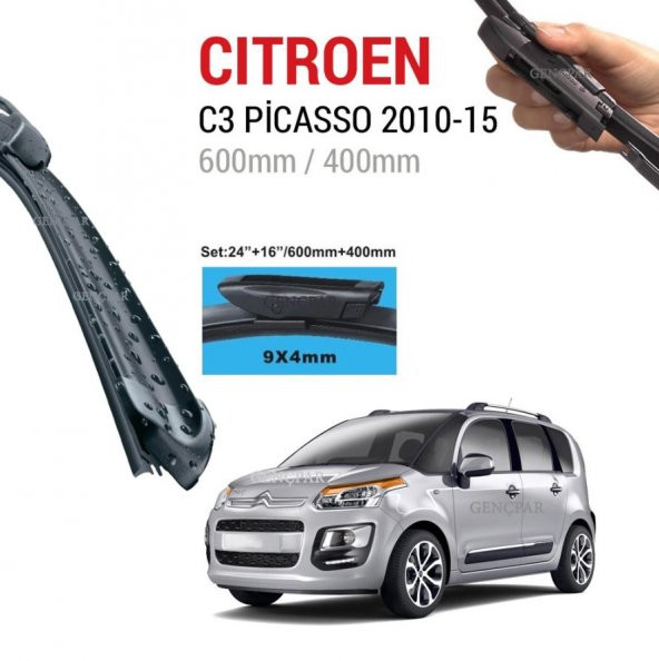 Citroen C3 Picasso Silecek Takımı 2010-2015 ürün görseli 1