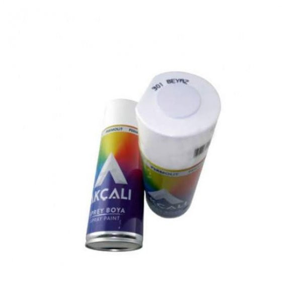 Akçalı Sprey Boya 400 ml 301 Parlak Beyaz