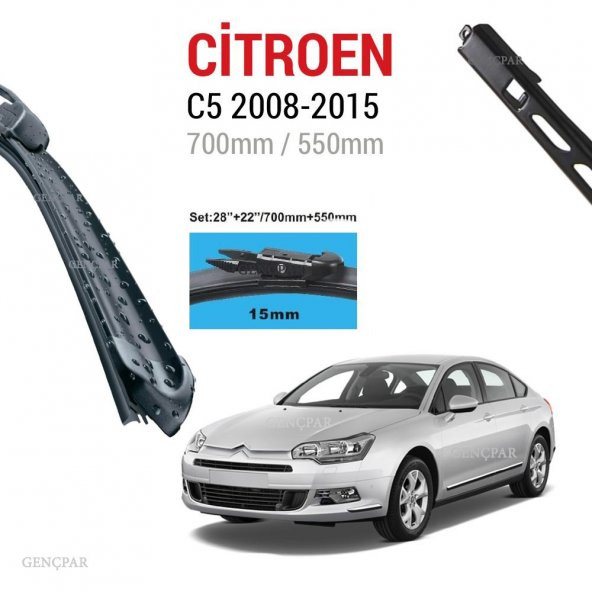 Citroen C5 Silecek Takımı 2008-2015 ürün görseli 1