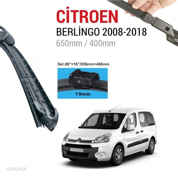 Citroen Berlingo Silecek Takımı 2008-2018 - 1