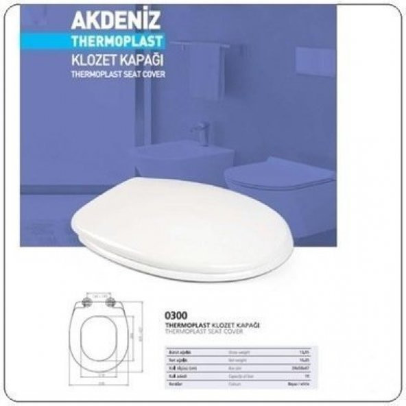 Nkp Akdeniz Thermoplast Klozet Kapağı 0300 - 2