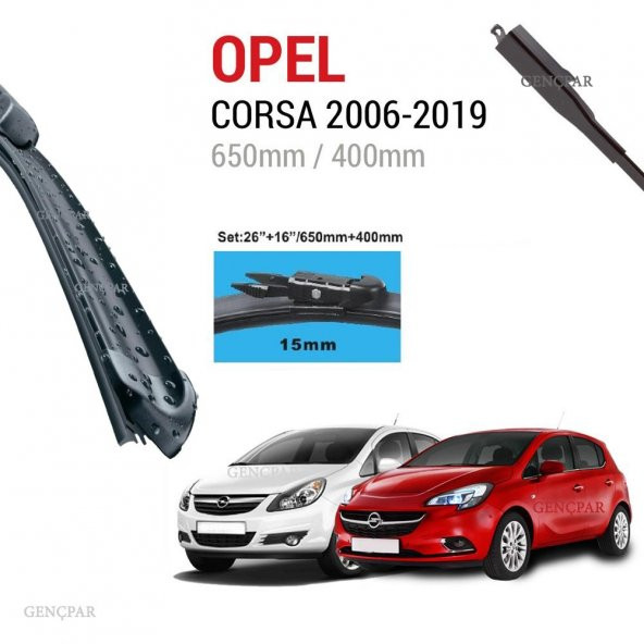 Opel Corsa Silecek Takımı 2006-2019 ürün görseli 1