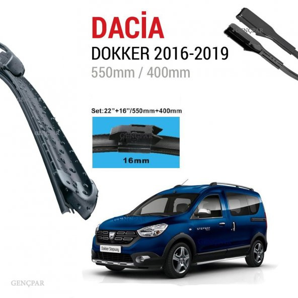 Dacia Dokker Silecek Takımı 2016-2019