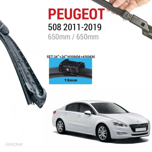 Peugeot 508 Silecek Takımı 2011-2019