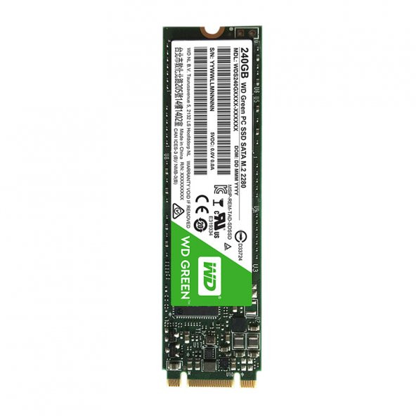 WD Green WDS240G2G0B 240 GB M.2 SATA SSD - 4