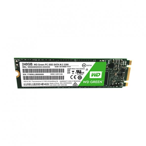 WD Green WDS240G2G0B 240 GB M.2 SATA SSD - 5