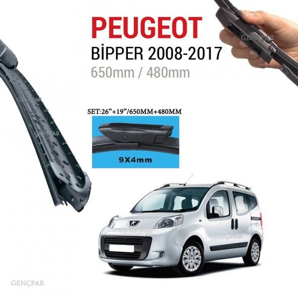 Peugeot Bipper Silecek Takımı 2008-2017 ürün görseli 1