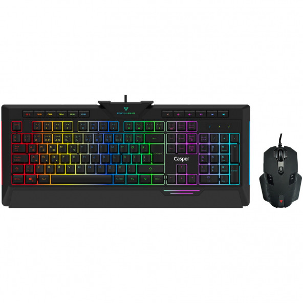 Casper Excalibur EX800 Kablolu Oyuncu Klavye Mouse Set - 3