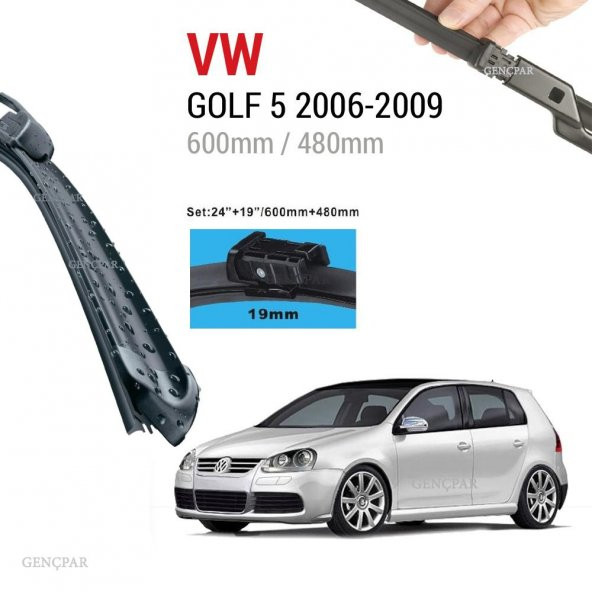 volkswagen Golf 5 Silecek Takımı 2006-2009 ürün görseli 1