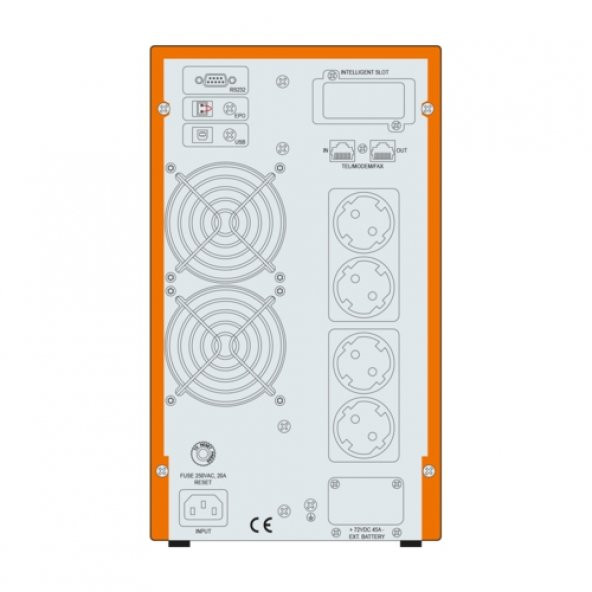 Makelsan Powerpack 3KVA (6x7AH) 5-10dk Online UPS Güç Kaynağı - 2