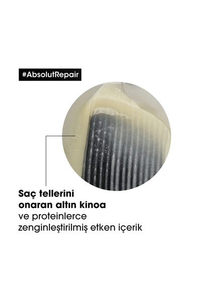 Loreal Professionnel Serie Expert Absolut Repair Yıpranmış Saçlar Için Onarıcı Şampuan 300 ml - 6