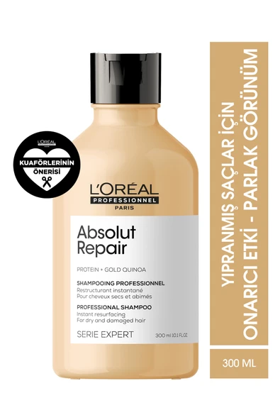 Loreal Professionnel Serie Expert Absolut Repair Yıpranmış Saçlar Için Onarıcı Şampuan 300 ml