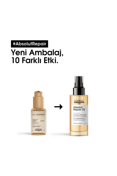 Loreal Professionnel Serie Expert Absolut Repair 10 in 1 Yıpranmış Saçlar 10 Etkili Bakım Sprey 90ml - 6