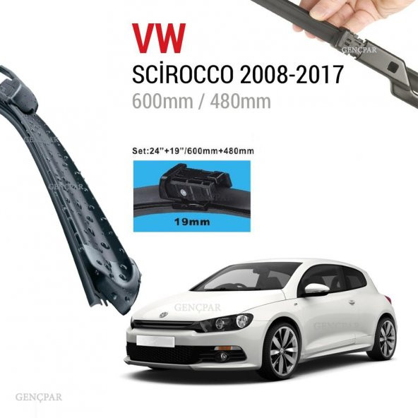 volkswagen Scricco Silecek Takımı 2008-2017 ürün görseli 1