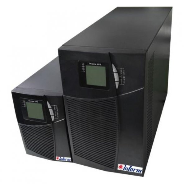 İnform Sinüs Evo LCD 1KVA (2x 7AH) 5-12 dk UPS Güç Kaynağı