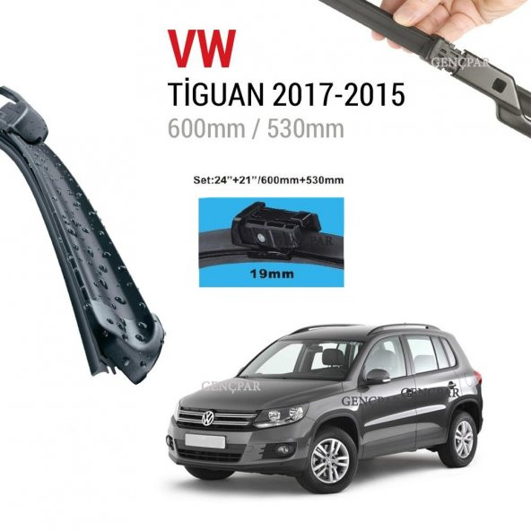 volkswagen Tiguan Silecek Takımı 2015-2017 ürün görseli 1