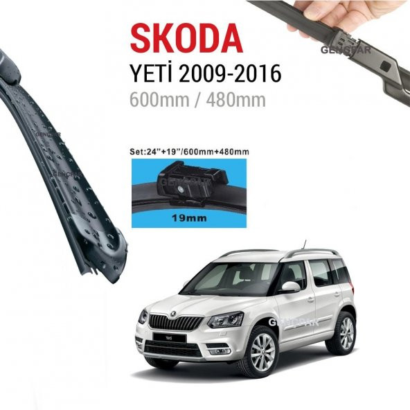 Skoda Yeti Silecek Takımı 2009-2016 ürün görseli 1