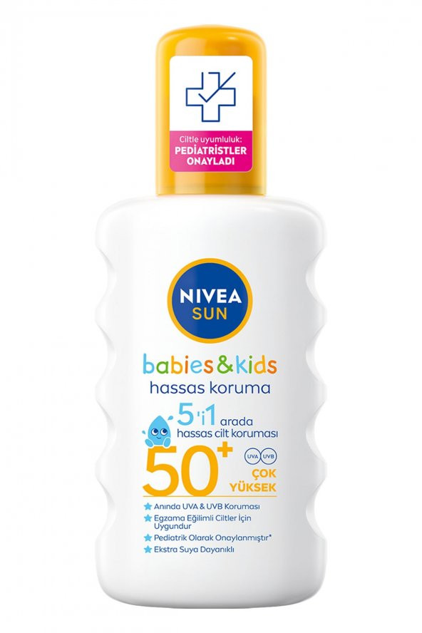 Nivea Çocuklar İçin Güneş Koruyucu Sprey 200 ml - 2