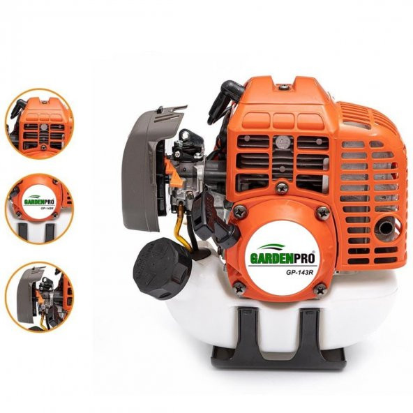 Gardenpro GP-143R Profesyonel Motorlu Tırpan - Resim 2