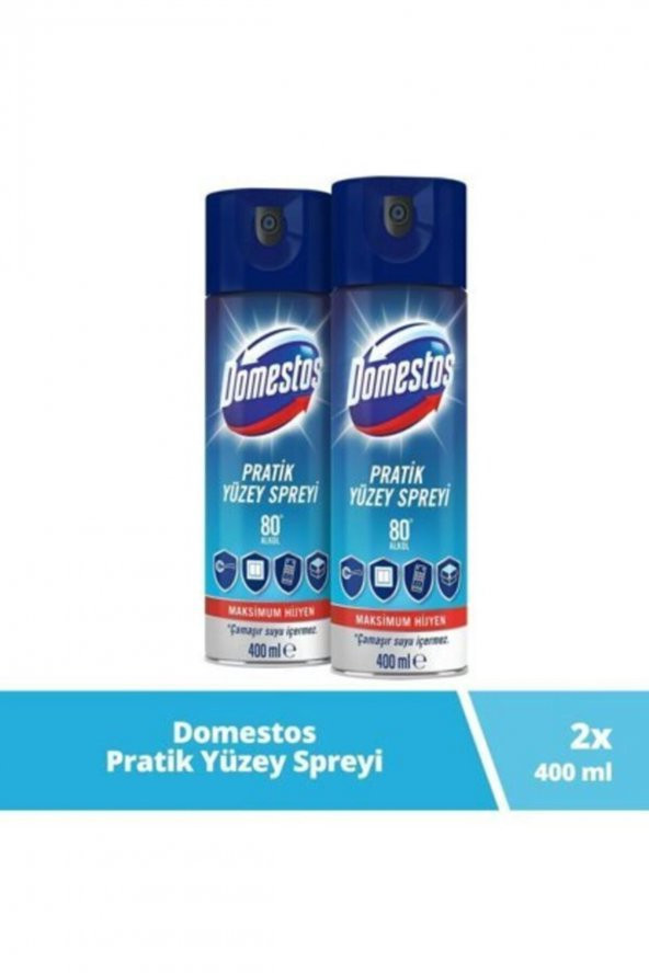Domestos Pratik Yüzey Spreyi 2x400ml