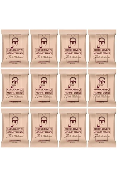 Kurukahveci Mehmet Efendi 100 gr 12li Paket Türk Kahvesi - 1