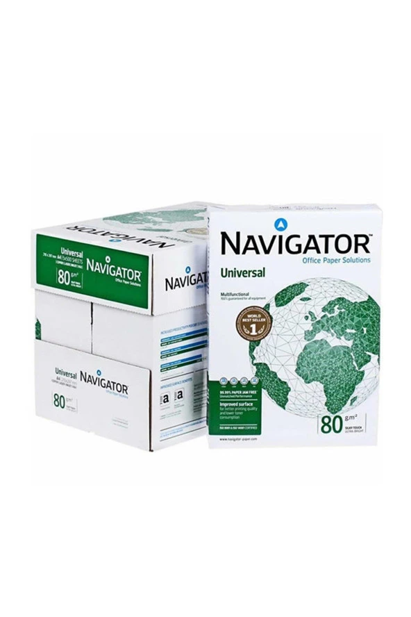 Navigator Fotokopi Kağıdı A4 80 Gram 1 Koli 5 Li Paket 2500 Yaprak