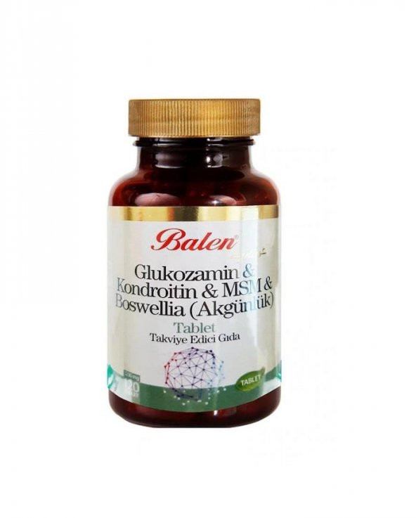Balen Glukozamin & Kondroitin & MSM & Boswellia (Akgünlük) 1200 mg 120 Tablet