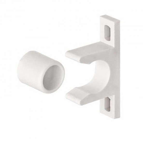 Mobilya Dolap Kapak Plastik Çıt Çıt Beyaz (10 ADET) - Resim 2