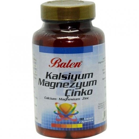 Balen Kalsiyum Magnezyum Çinko 709 mg 90 Kapsül - 2