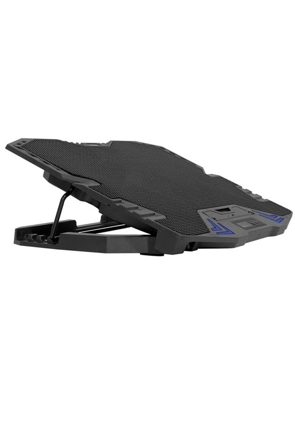 Frisby Notebook Soğutucu 5 x Fan LCD Kontrol Pane Metal Izgara 5 Işıklı 2 x USB Port - 3