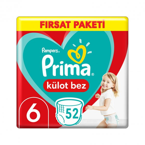 Prima Külot Bez Fırsat Paketi 6 Beden 52 Adet