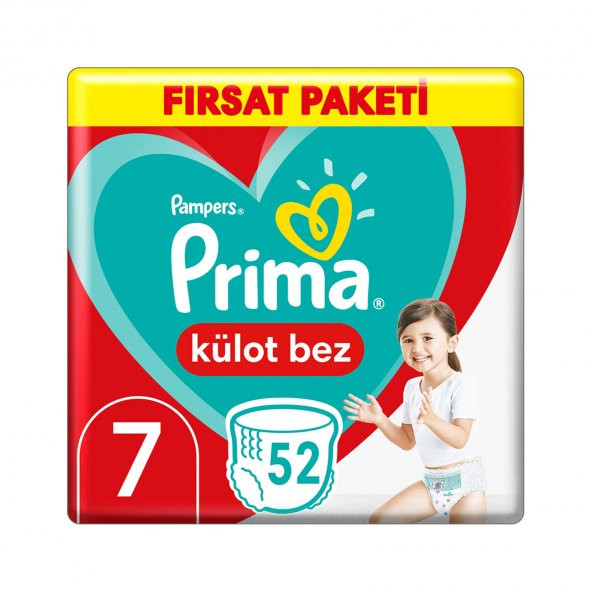 Prima Külot Bez Fırsat Paketi 7 Beden 2x52 104 Adet