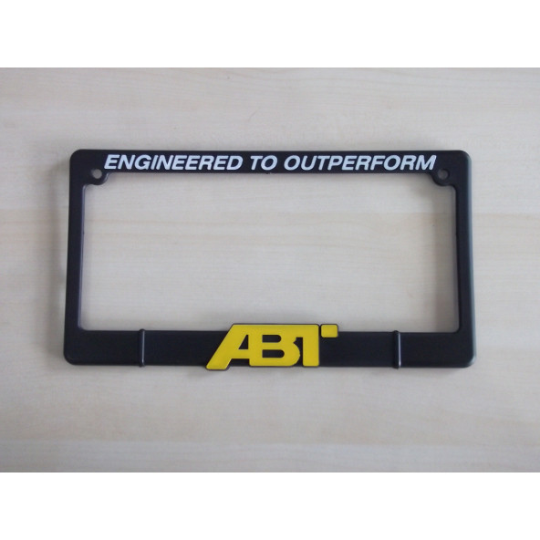 KARE PLAKALIK PLASTİK 31x16 CM (SARI AST LOGOLU) (KARE PLAKA) SPORT PLAKALIK