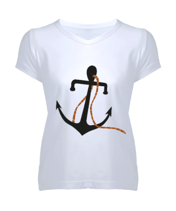 dalış kadın v yaka t-shirt Kadın V Yaka Tişört