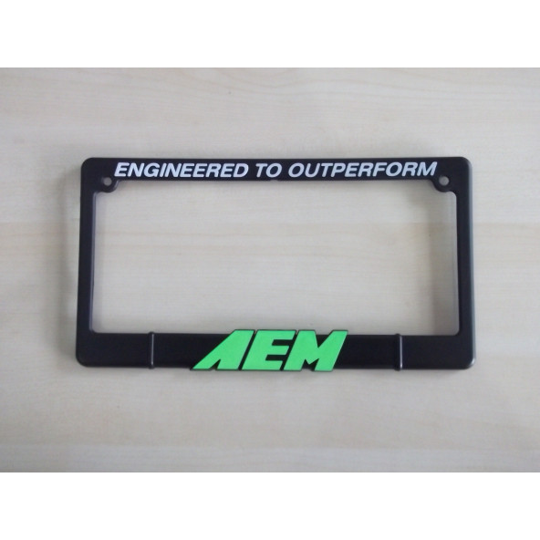 KARE PLAKALIK PLASTİK 31x16 CM (YEŞİL AEM LOGOLU) (KARE PLAKA) SPORT PLAKALIK