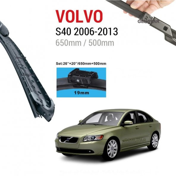 Volvo S40 Silecek Takımı 2006-2013 ürün görseli 1