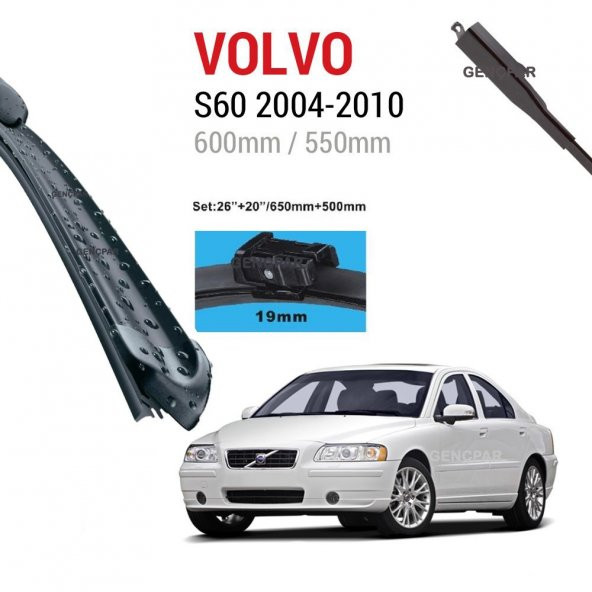 Volvo S60 Silecek Takımı 2004-2010