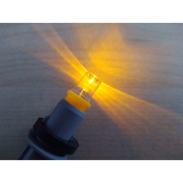 T10 DİPSİZ LED AMPUL (İTHAL) SARI12V (2ADET FİYATI) T10 PARK, SİNYAL, PLAKA, GERİ VİTES AMPULU