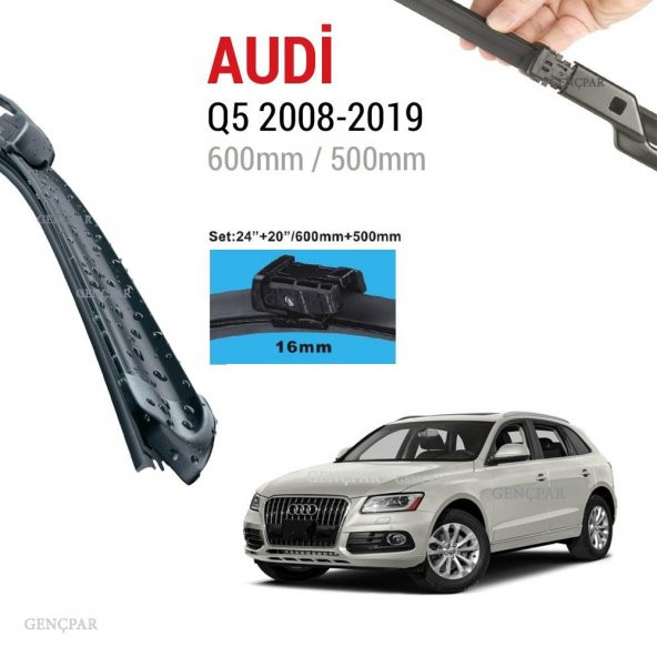 Audi Q5 Silecek Takımı 2008-2019 ürün görseli 1