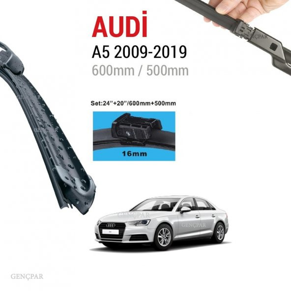 Audi A5 Silecek Takımı 2009-2019 ürün görseli 1
