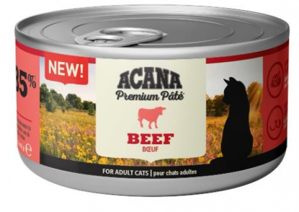 Acana Premium Pate (Ezme) Sığır Etli Kedi Konservesi 85 Gr - 3
