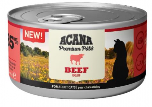 Acana Premium Pate (Ezme) Sığır Etli Kedi Konservesi 85 Gr - 5