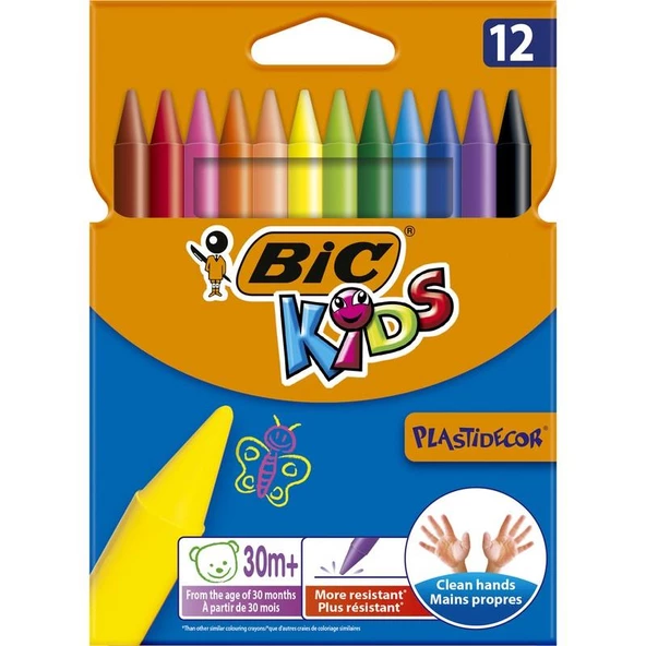 Bic Pastel Boya Plastidecor Karton Kutu 12 Lİ 920299 ürün görseli