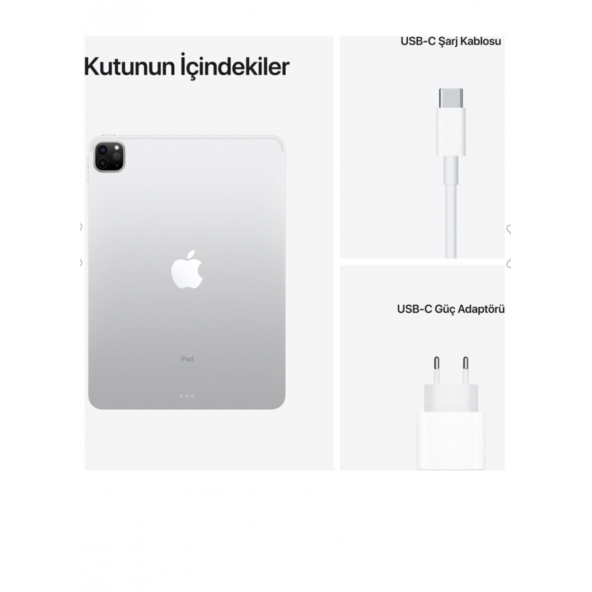 Apple iPad Pro (3. Nesil) 11 Inç Wİ-Fİ 128GB - Gümüş Mhqt3tu/a MHQT3TU/A - 2