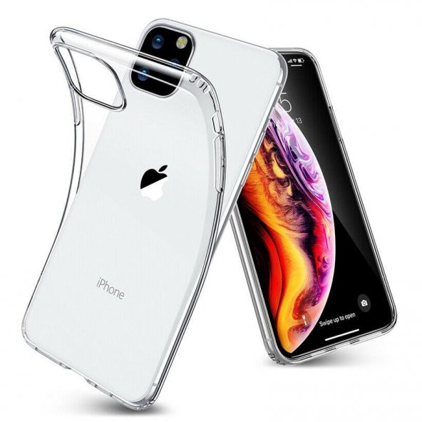 Apple iPhone 11 Pro 5.8inç Kılıf Şarj Tıpalı Silikon Kamera Korumalı - 2