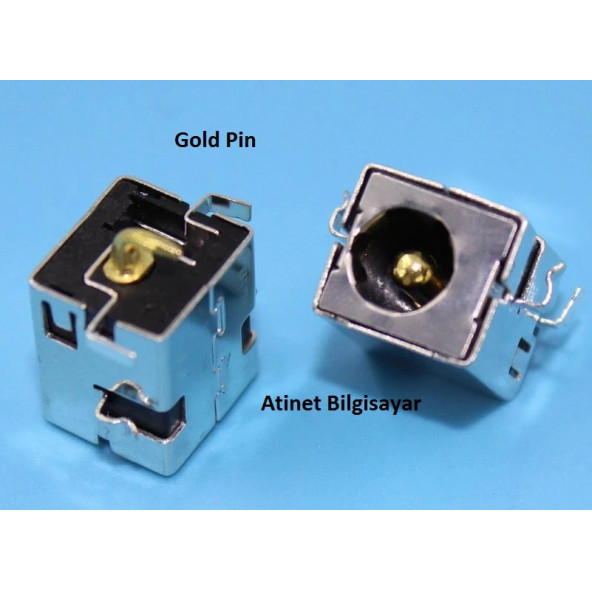 Asus X52JE X52JK X52JR X52J X52SA X52SG X52SR A52 A52F K52  Power Jack Dc Jack Şarj Soketi Gold Pin-2 - Resim 2
