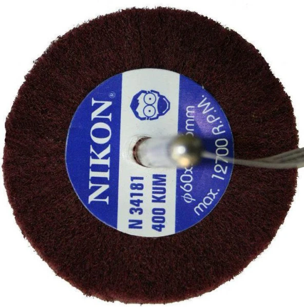 Nikon Saplı Mop Mob Keçe Zımpara 40-60 mm 80-120-240-320-400 Kum - 4